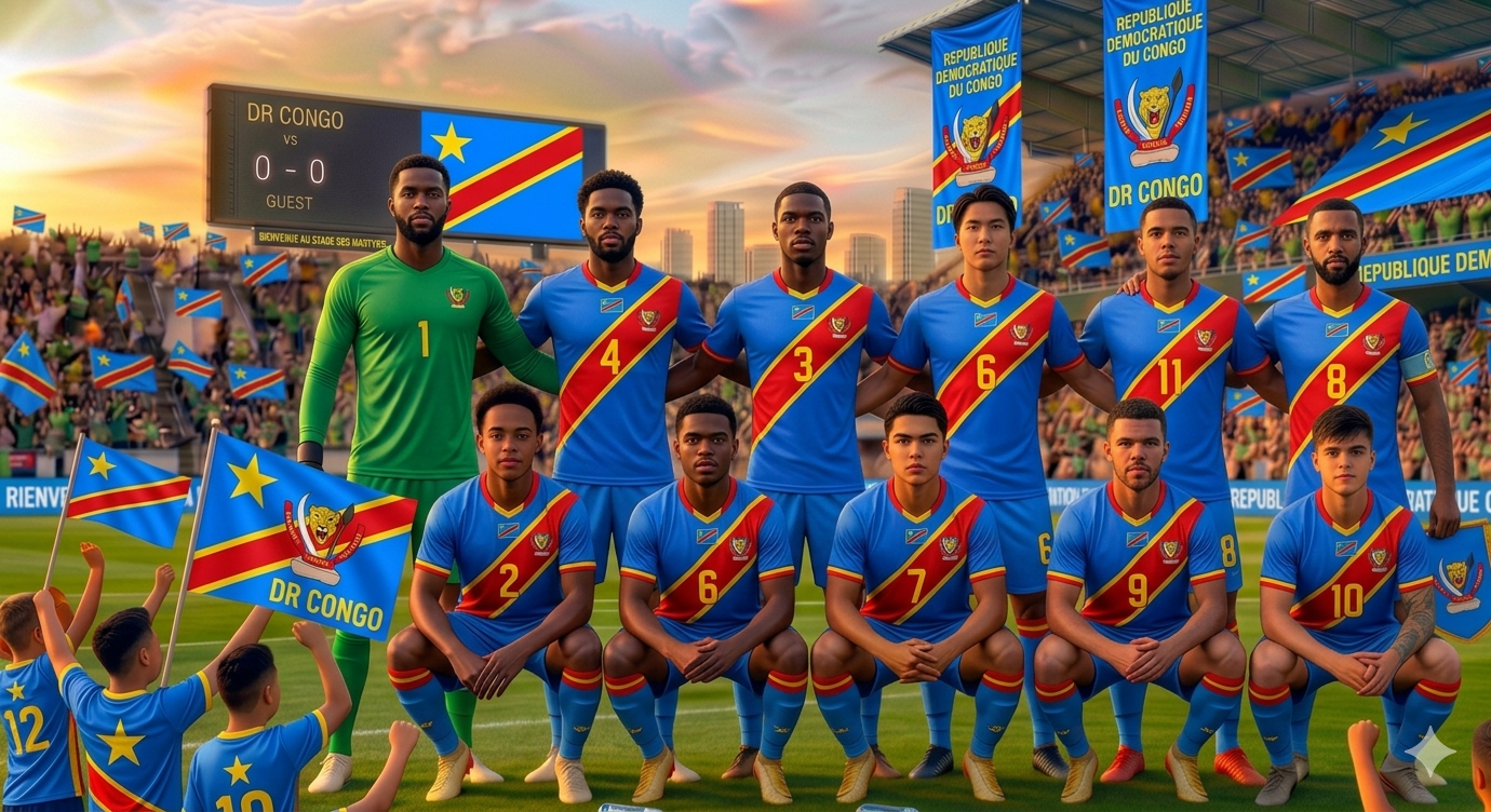 team photo for DR Congo