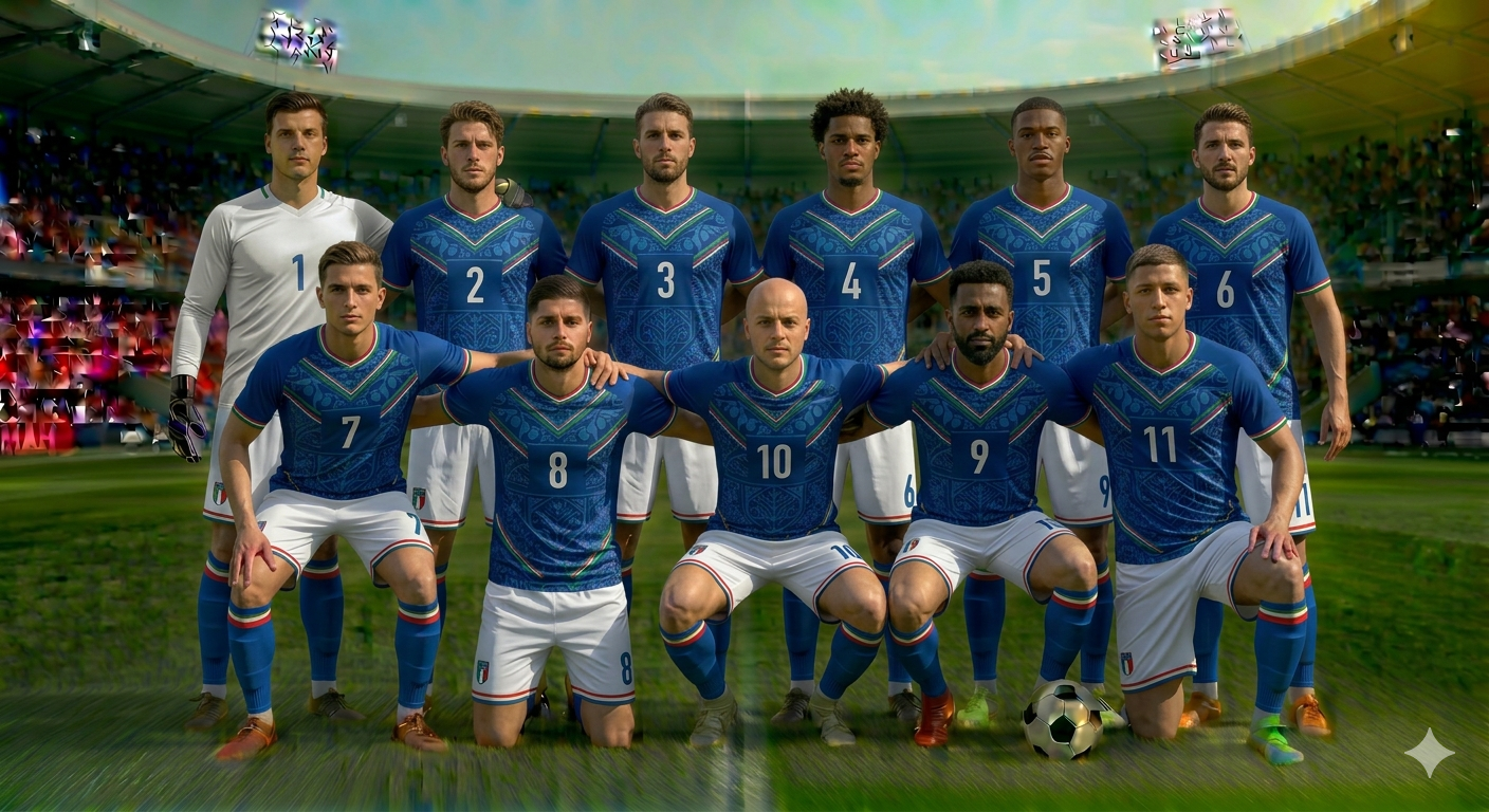 team photo for Italy