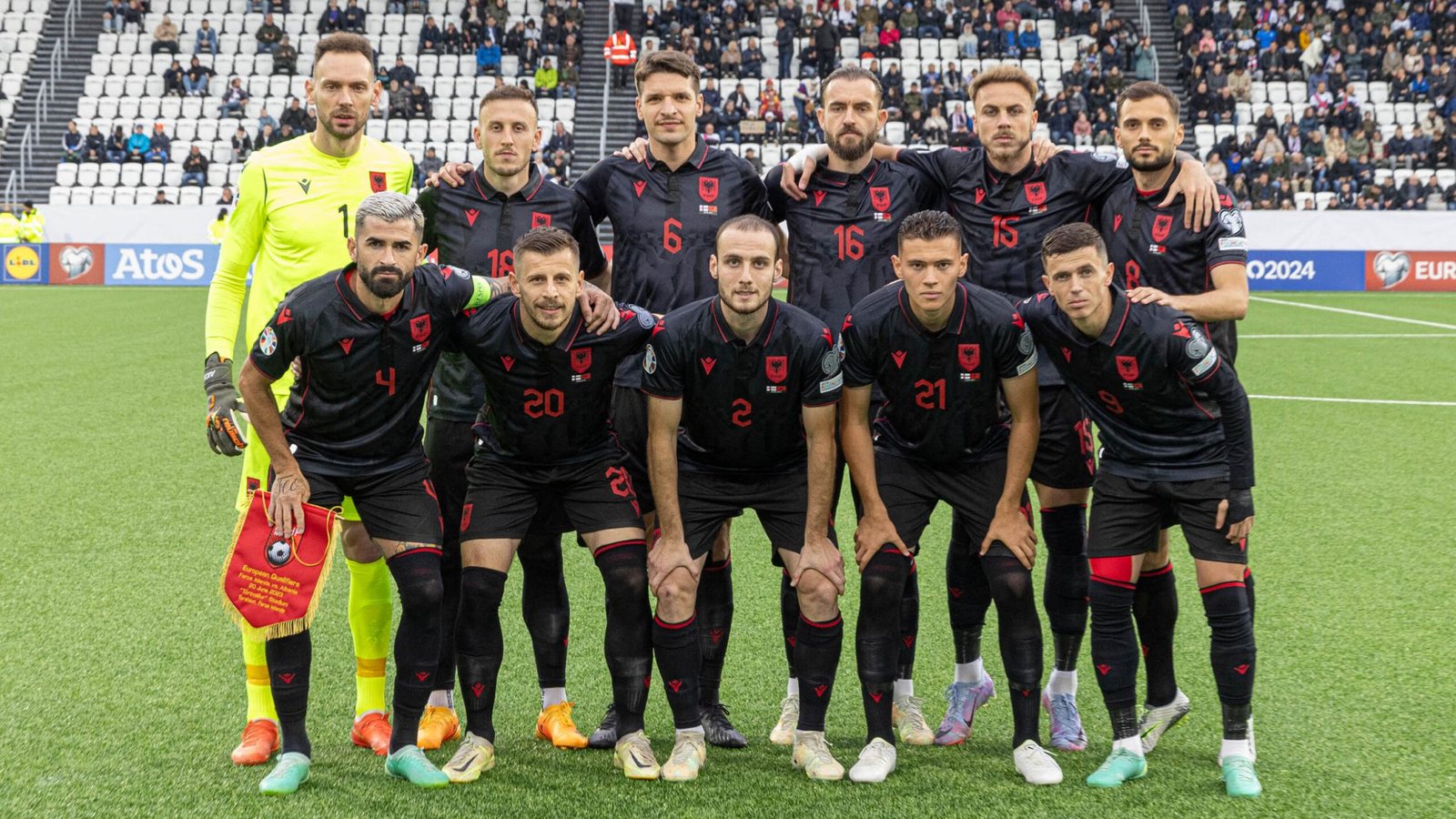 team photo for Albania