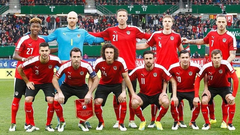 team photo for Austria