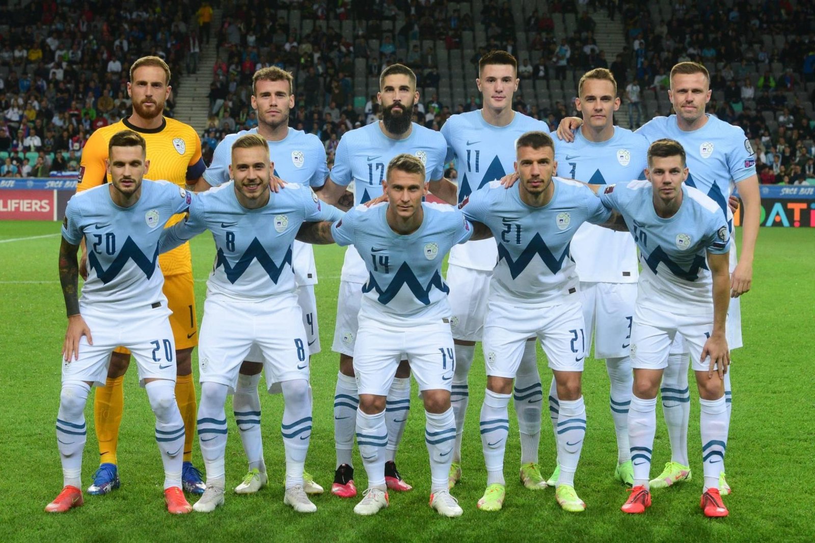 team photo for Slovenia